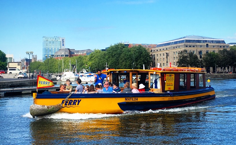 Bristol Ferry Boats' Matilda sailing on the harbour